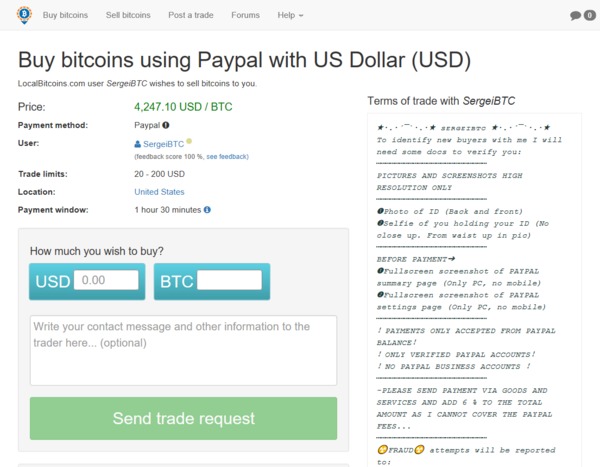 Buy bitcoins using paypal screen.