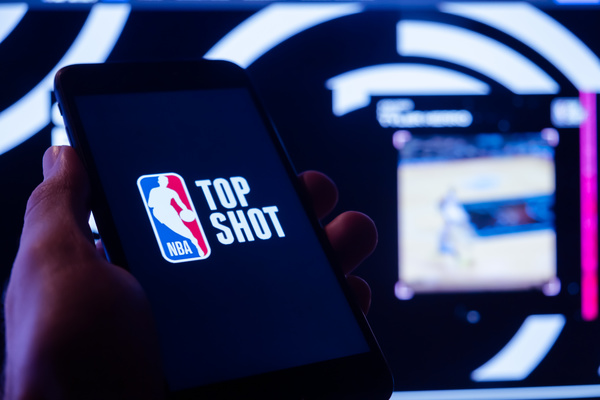 Top Shot NBA app.