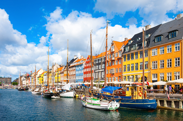 Copenhagen river view.