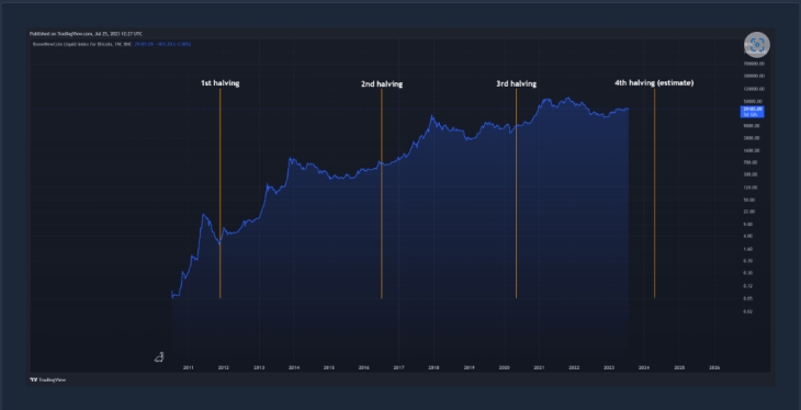 bitcoin price prediction after halving