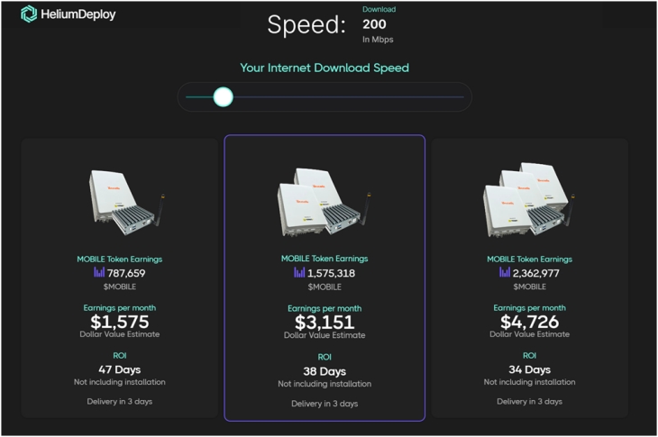 heliumdeploy internet download speed