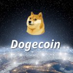 Dogecoin symbol.