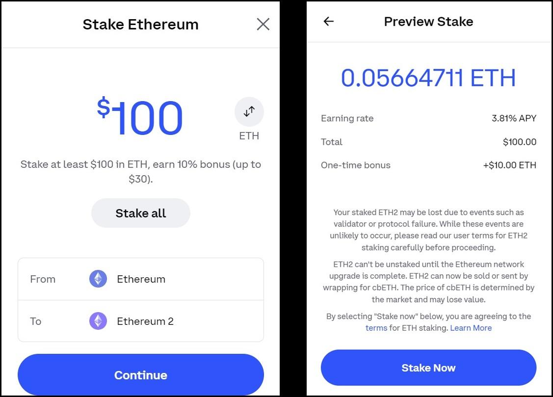 stake ethereum preview